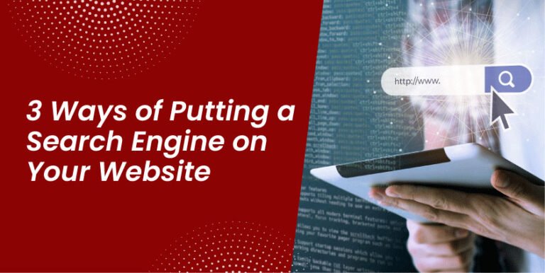 3 Ways of Putting a Search Engine on Your Website